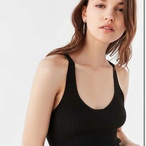 Urban Outfitters Black Sweater Tank